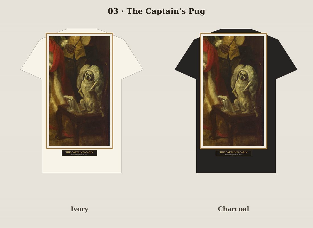 The Captain's Cabin t-shirt mockup