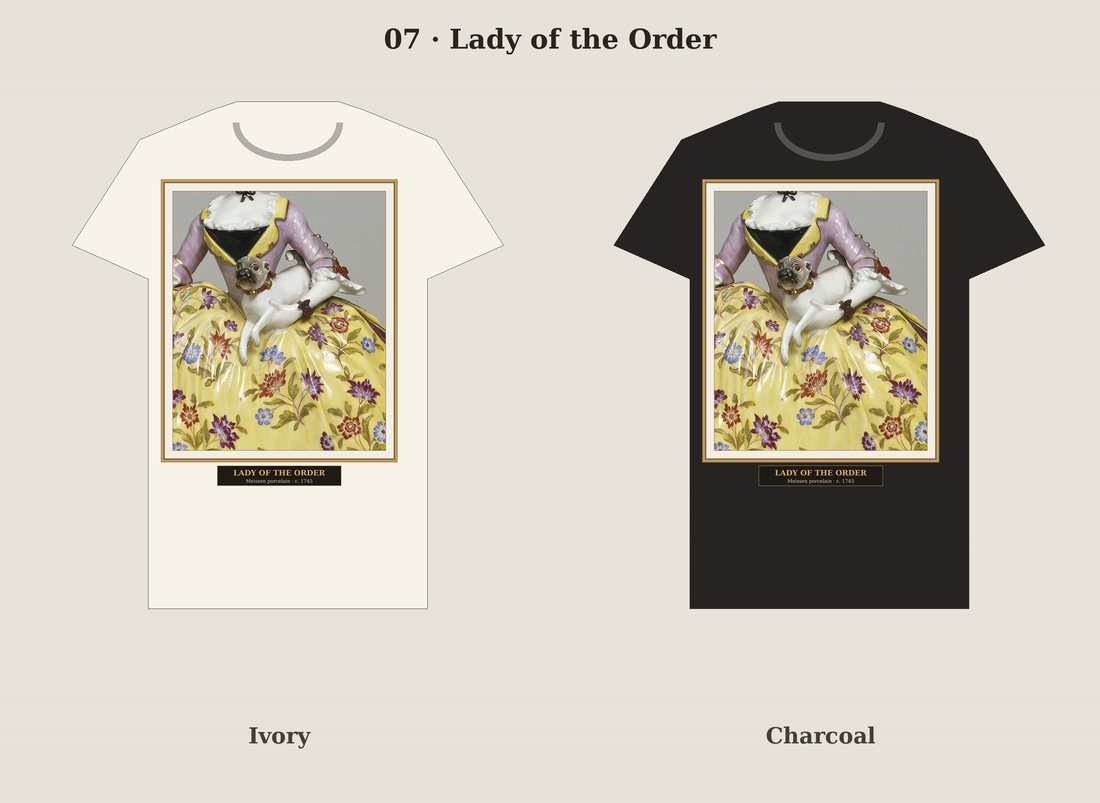 Lady of the Order t-shirt mockup