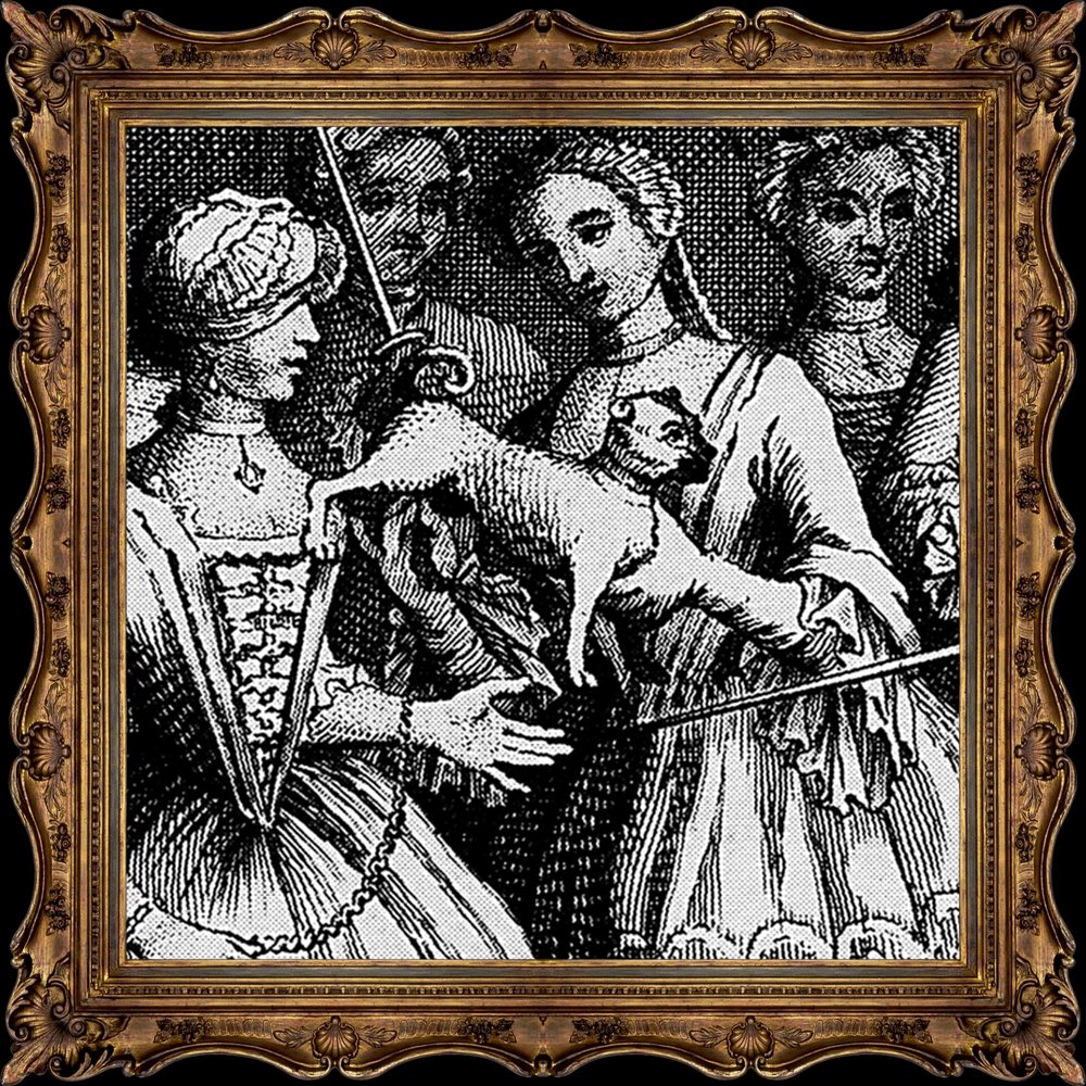 The Lodge of the Pugs close-up artwork